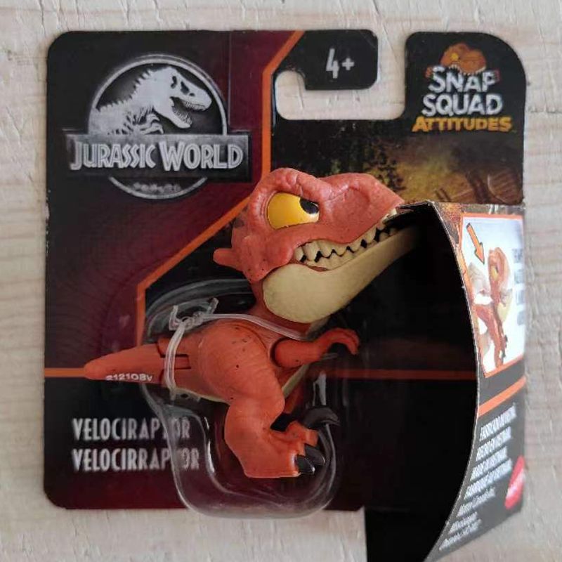 Hot Original Mattel Jurassic World Snap Squad Dinosaurs Indominus Rex Baryonyx Mosasauru Bumy