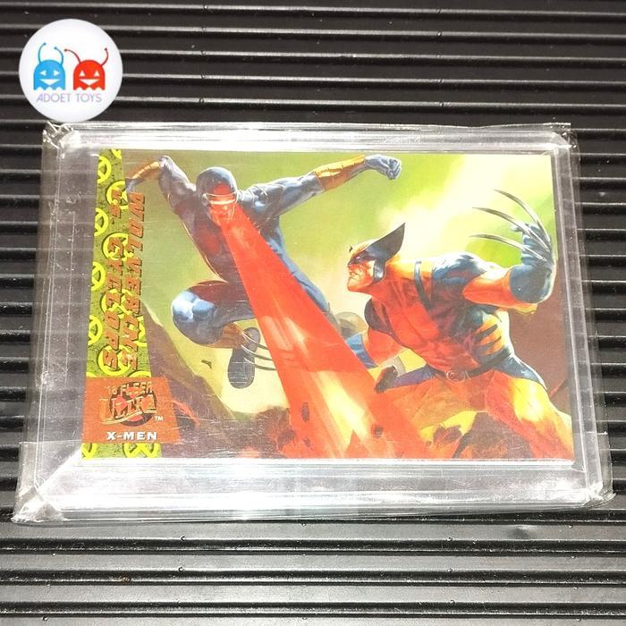 HOT SALE WOLVERINE VS CYCLOPS KARTU MARVEL FLEER ULTRA XMEN NO DEADPOOL LEGENDS FUNKO POP KAOS