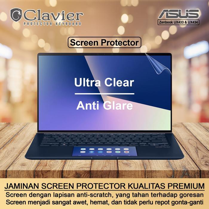BERKUALITAS Screen Protector Anti Gores Asus UX434 UX434F UX434FA UX434FAC Clear G