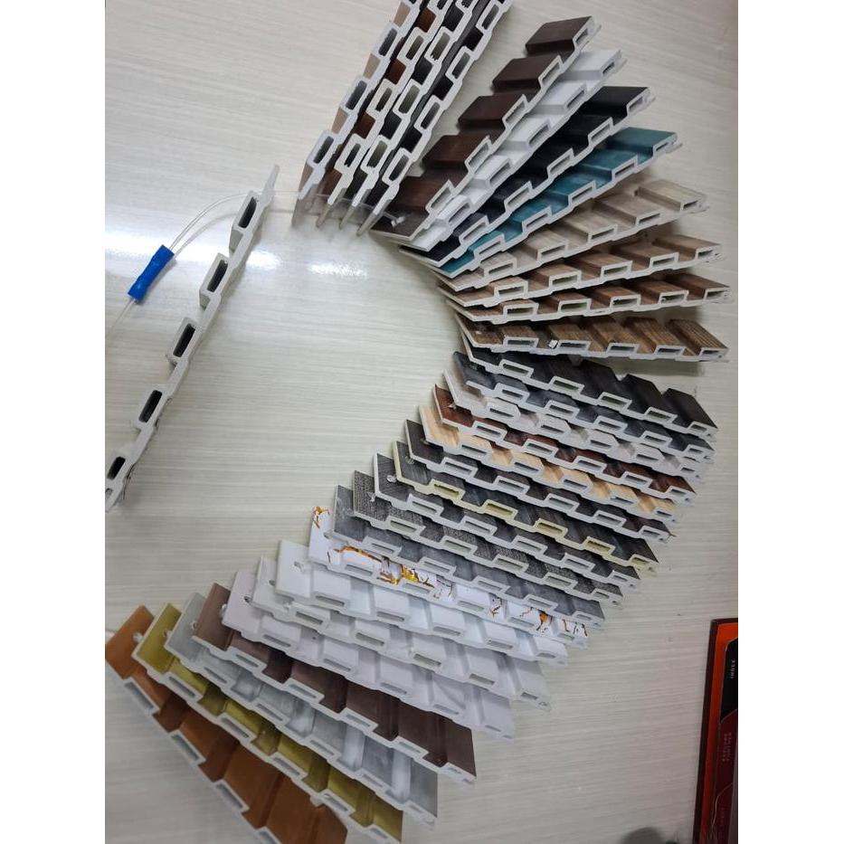 Sample Katalog Wall Panel / Wpc / Dekorasi Dinding / Motif Wood, Marmer/Granite, Alumunium
