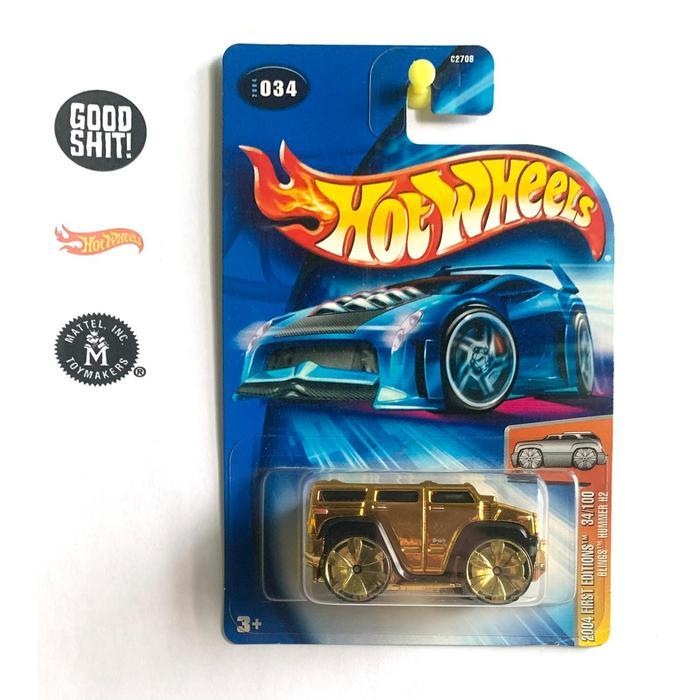HOT WHEELS HUMMER H2 BLINGS GOLD
