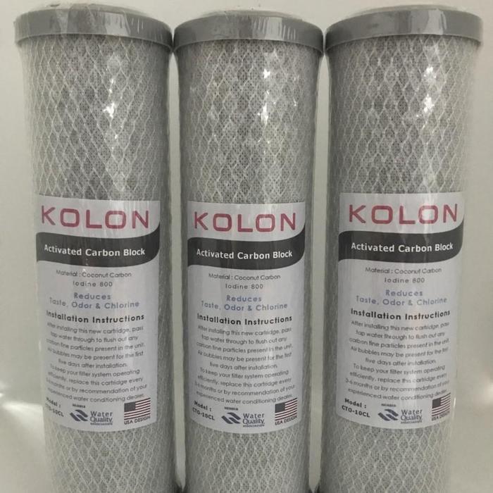 CTO Filter / CTO Kolon Cartridge Filter Carbon / Filter Air Karbon Blok