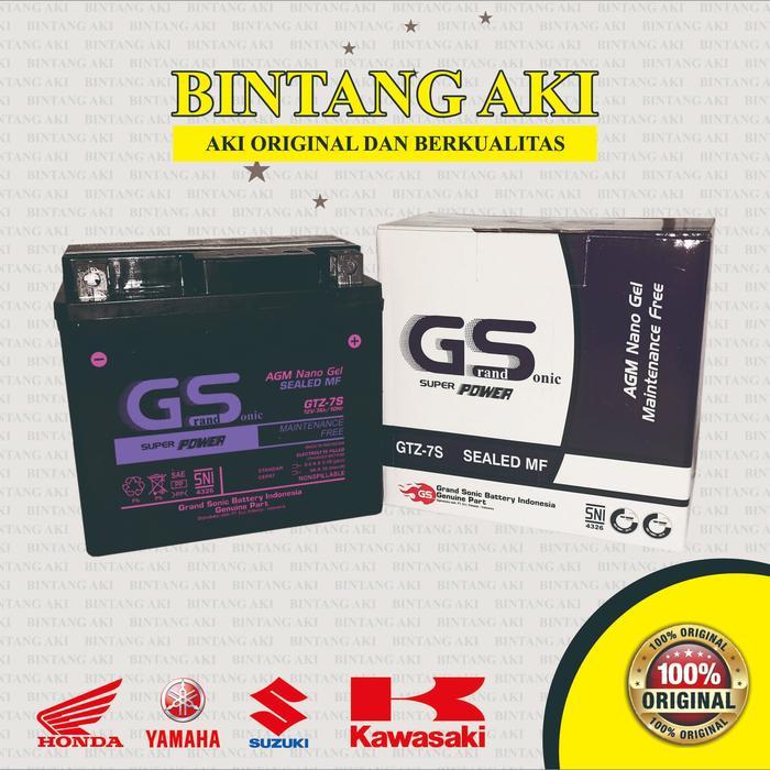 NEW Aki NMAX Old NMAX New GTZ7S Accu Kering Motor Motorcycle