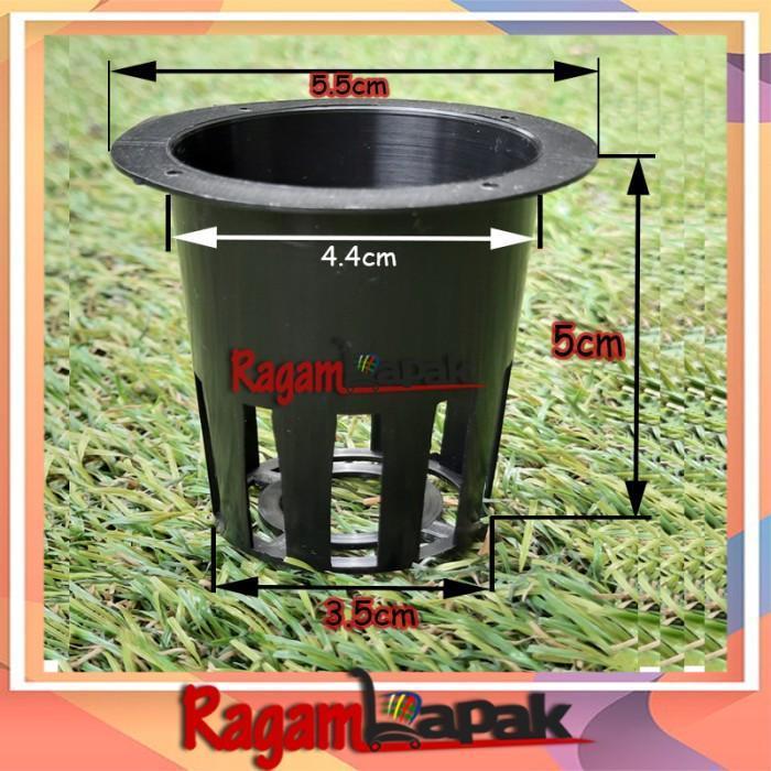 netpot 5 cm / Netpot Hitam 5 cm / Netpot hidroponik hitam 5cm / Netpot