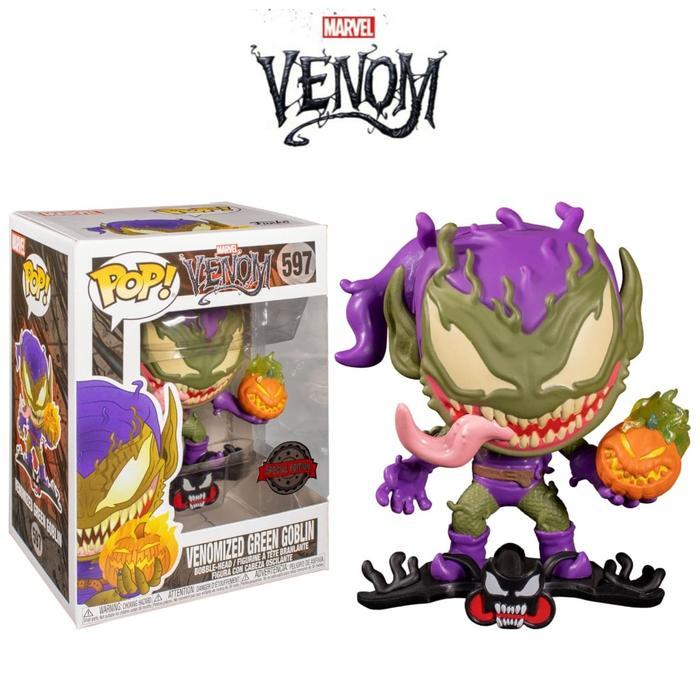 ORIGINAL FUNKO POP MARVEL MOVIES VENOM - VENOMIZED GREEN GOBLIN #597