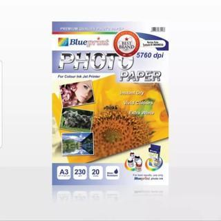 KERTAS FOTO A3 GLOSSY 230 GSM /KERTAS BLUEPRINT A3 Paper