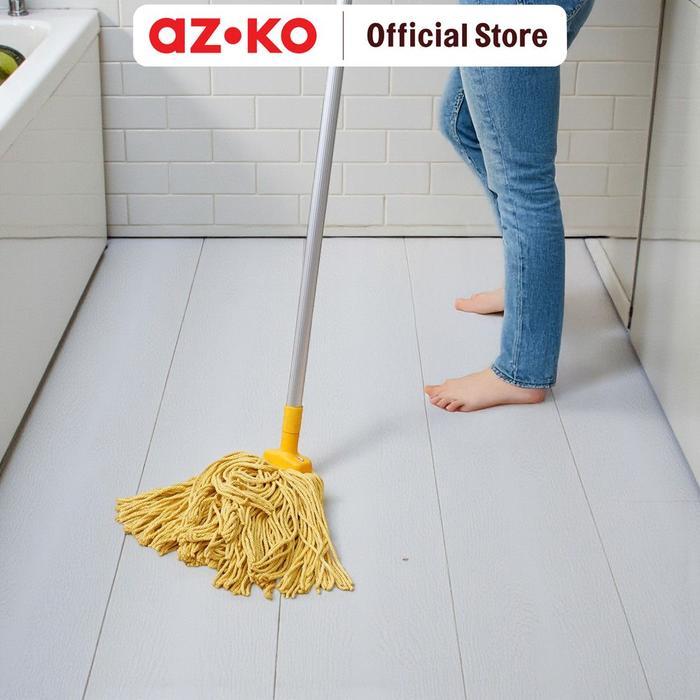 AZKO Krisbow Alat Pel Heavy Duty - Kuning Floor Mop Pembersih Lantai Pel Lantai Cleaning Mop