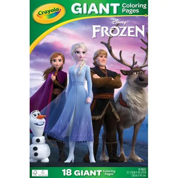 Ready Colouring Book Crayola Frozen Giant Coloring Pages Terlaris