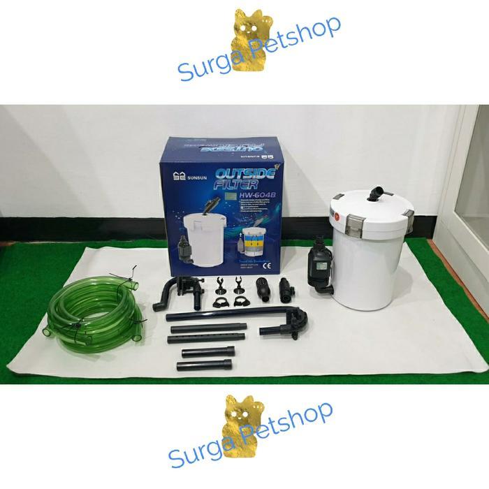 SUNSUN External Filter Aquarium HW 604B Aquascape kolam air ikan original Mae In China HW604B 604 B