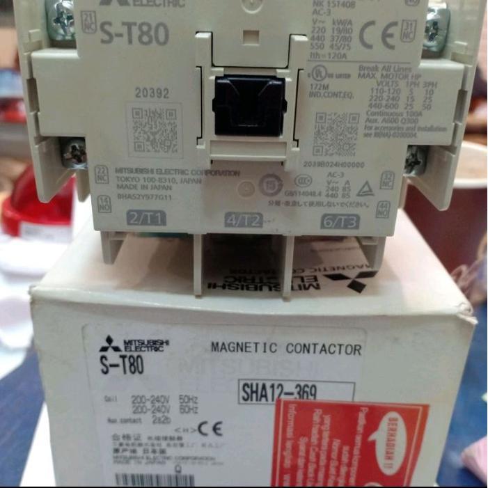 KONTAKTOR/CONTACTOR ST-80 MITSUBISHI/CONTACTOR S-T80 MITSUBISHI ORI
