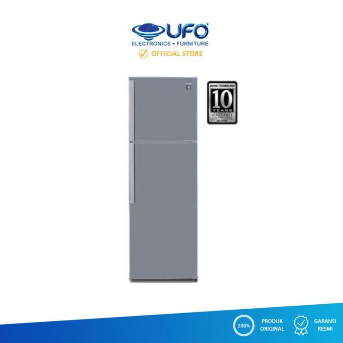 Sharp Kulkas 2 Pintu Plasmacluster SJ-450GP-SD