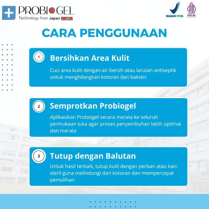 TERLARIS Probiogel Hydrogel Antiseptik Spray Obat Luka Diabetes Basah Kering Luka Bernanah Gangren