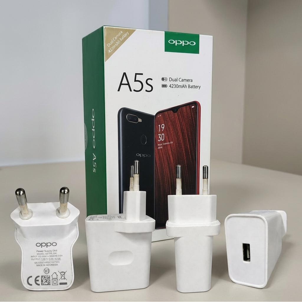 Batok Charger Oppo OP92CAED Original Bekas Fast Charging 18W 9V2A Cocok Untuk Oppo A5s