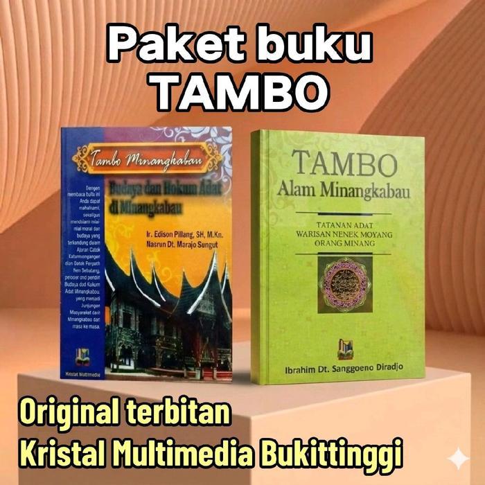 Paket BUKU TAMBO: TAMBO MINANGKABAU & TAMBO ALAM MINANGKABAU