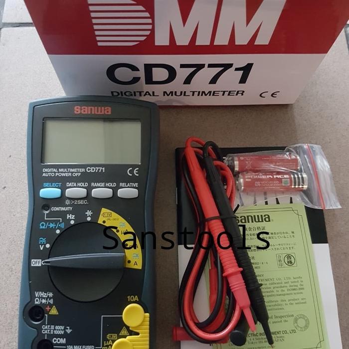 Digital Multitester / Digital Multimeter Sanwa Cd771 Original