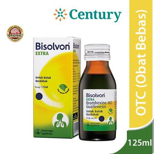 Bisolvon Extra(Pepermin) 125Ml / Obat Batuk / Batuk Berdahak