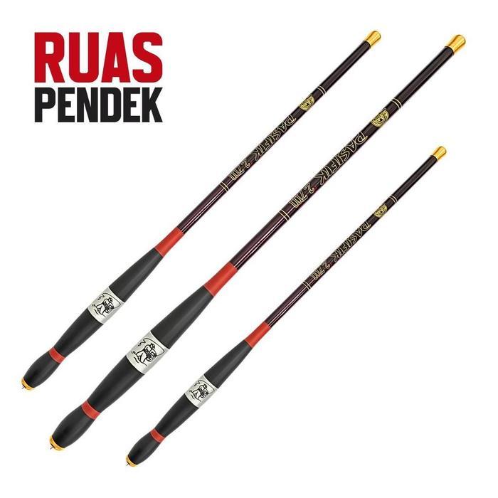 Daiwa Fishing - Pasifik Joran Pancing Tegek Redborn Series Ruas Pendek High Carbon Hitam Merah Super