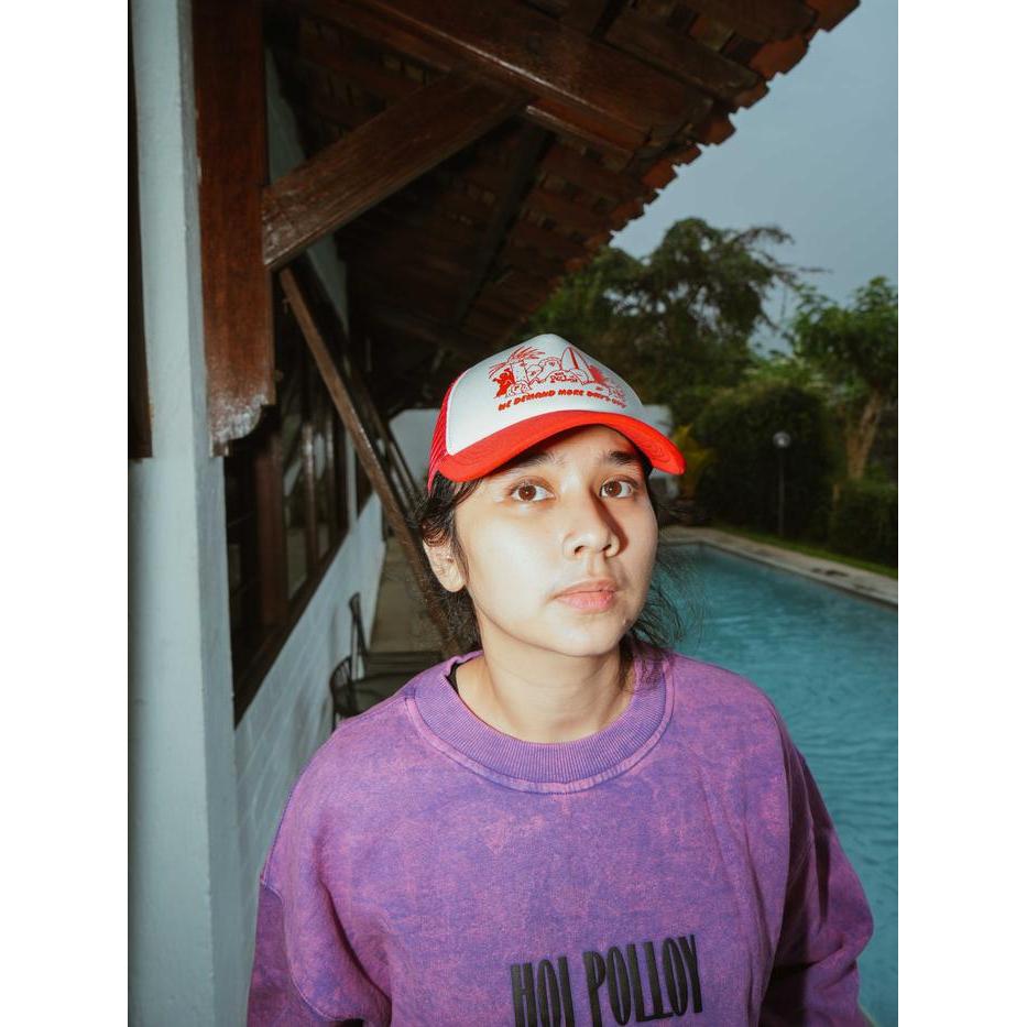Hoi Polloy - Trucker Topi - Clumsy (Red) Hat - Vellora