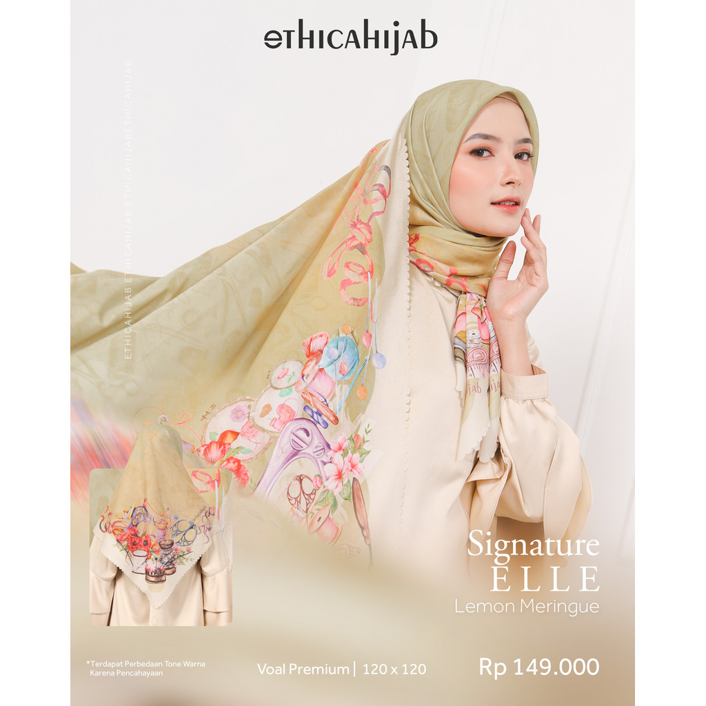 HIJAB ETHICA SIGNATURE ELLE/ BIG SALE DISKON HINGGA 50%