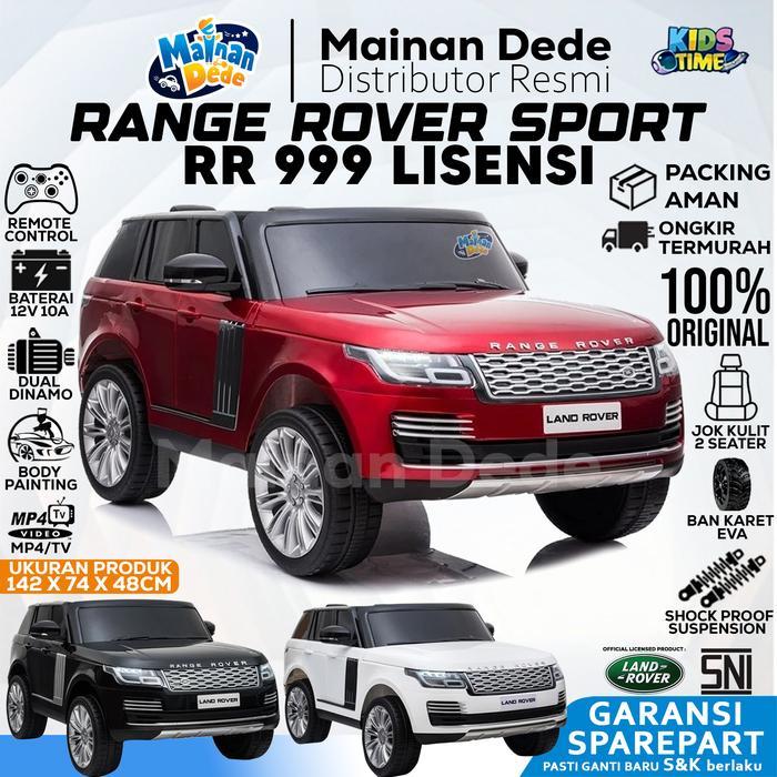 Mainan Mobil Aki Anak RANGE ROVER SPORT RR 999 LISENSI / LICENSED - Merah, DUS BAWAAN