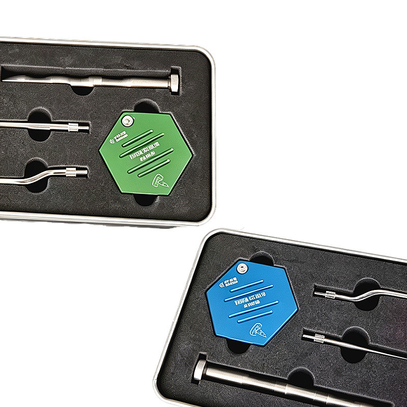 Premium Dental Implant Membrane Pin Set Manual Membrane Tack Gun Kit GBR Tool Box Stainless Steel