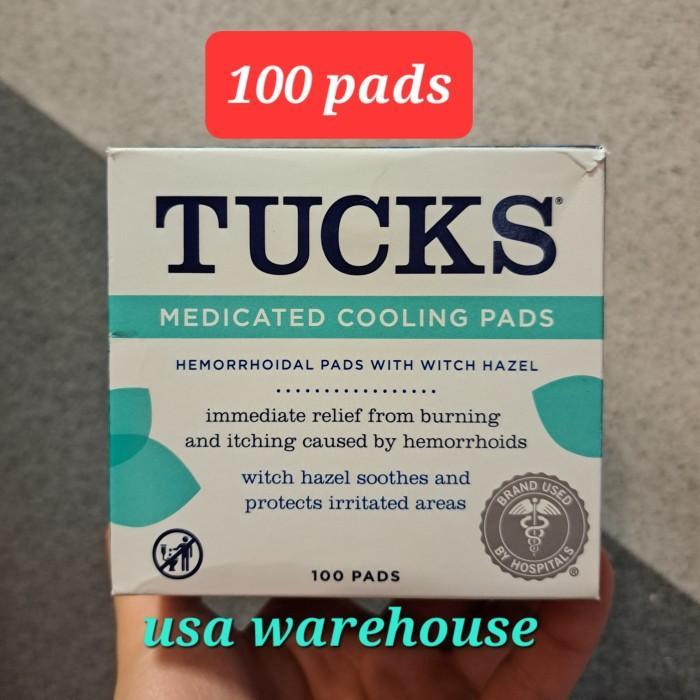 Termurah Tucks Medicated Cooling Hemorrhoid Pad Witch Hazel Ambeien Wasir - 100 [Kode 1Kode 2Kode