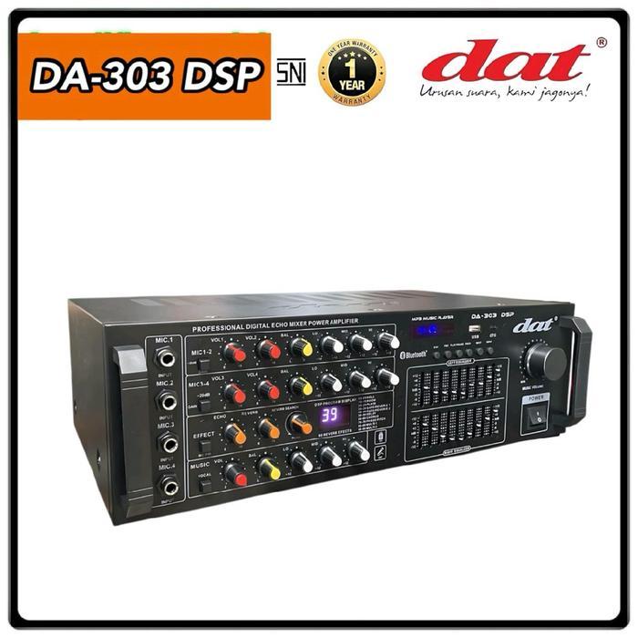 Amplifier Dat Da-303 Dsp Amplifier Bluetooth Equalizer Karaoke Power Amplifier Dat Speaker