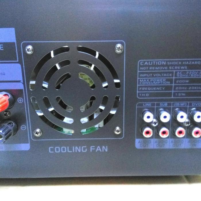 Amplifier Mixer 5 Channel Megavox Usb Sd Plus Prosesor Bbe #Gratisongkir