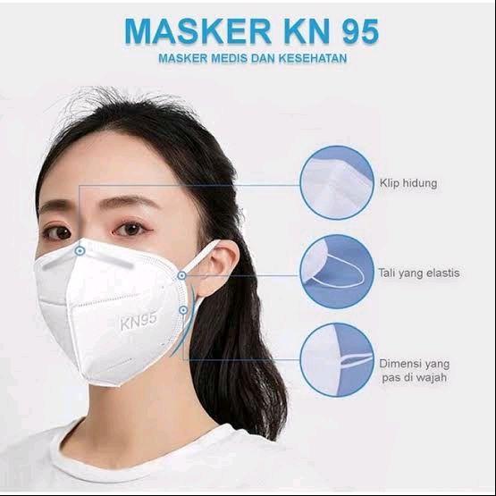 Masker Kn95 Kf94 Earloop Dan Headloop Per 50 Pcs Kwalitas 3M Kn95 3M Kf94