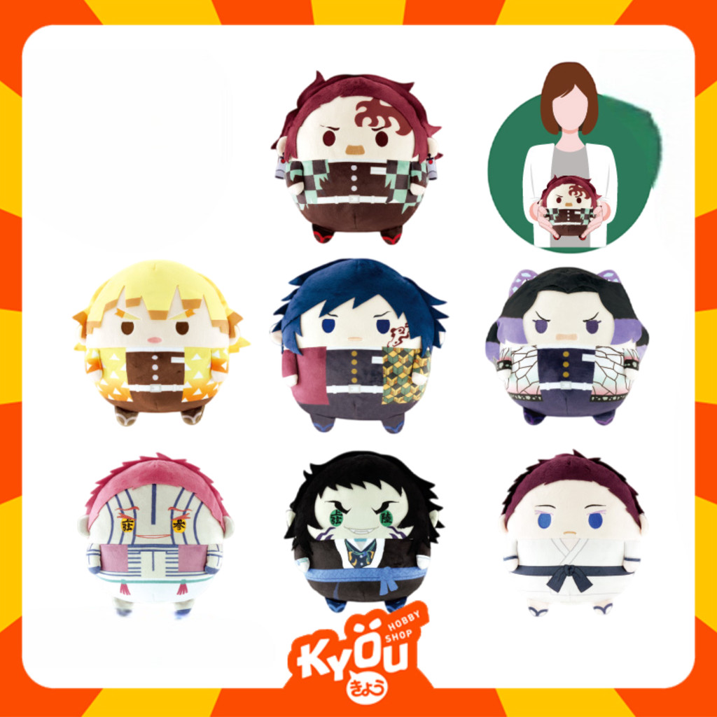 KY-121 Demon Slayer: Kimetsu no Yaiba Fuwakororin M Size Kamado Tanjiro - Kocho Shinobu - Akaza - Ag