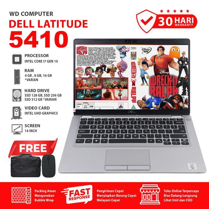 [WDKOMPUTER] Dell Latitude 5410 Intel Core I7 Gen 10 Ram 16 Gb Ssd 256 Gb - Dell 5410 I Core I5 Gen 
