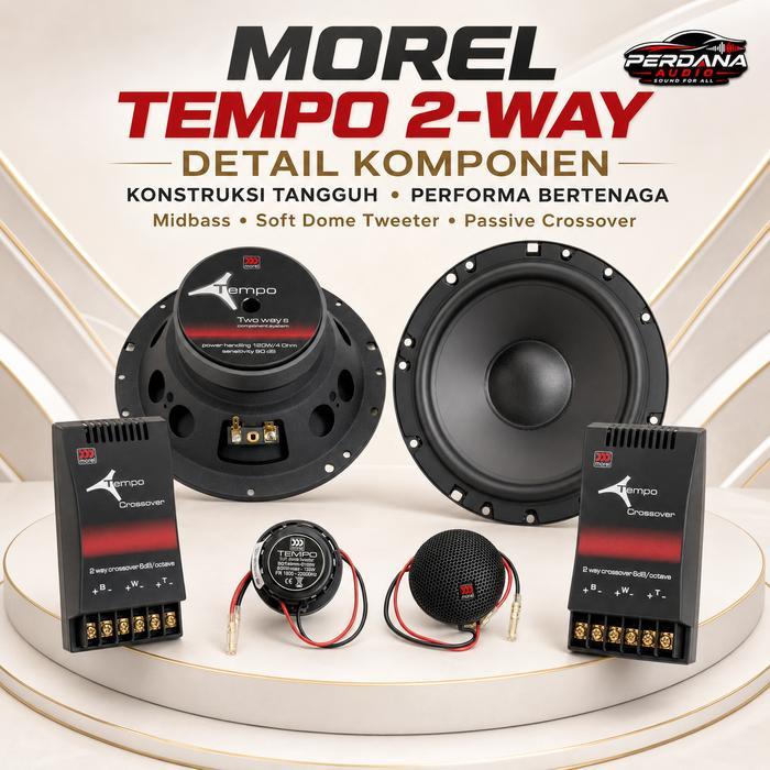Speaker Morel Tempo Split 2 Way Morel Tempo Component Original