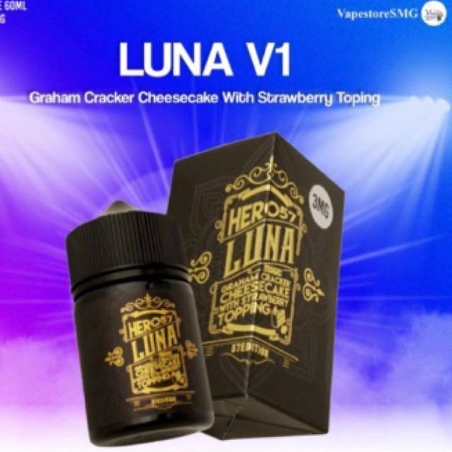UA LIQUID LUNA V1 60ML GRAHAM CRACKERS CHEESECAKE STRAW BY HERO57