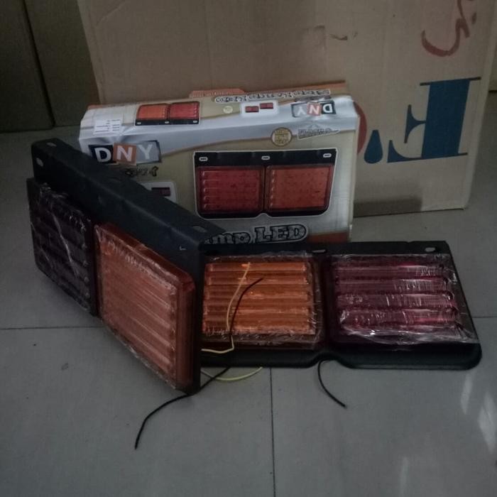 SET Stop Lamp - Lampu Stop/Rem LED Anti Pecah Hino 2 Warna DNY 102