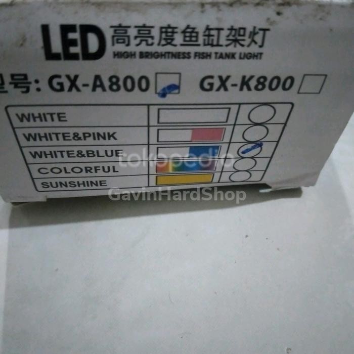 Lampu Gantung Aquarium Aquascape Lampu Led Gantung Tank Uk 80-90 Cm