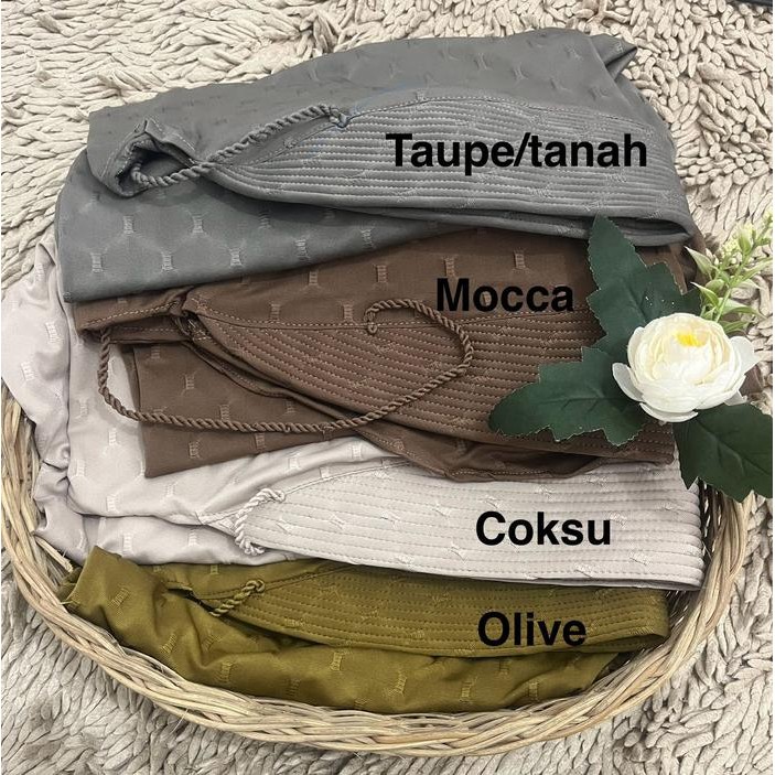 Sedia Kerudung Hijab Instan Khadijah XL Tali Kepang Jumbo Bergo Khimar by El Royale