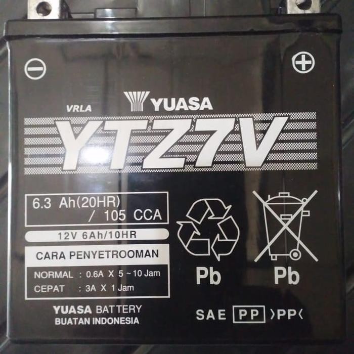Aki Motor Yamaha Nmax Tahun Maximal 2019 Yuasa Ytz7V