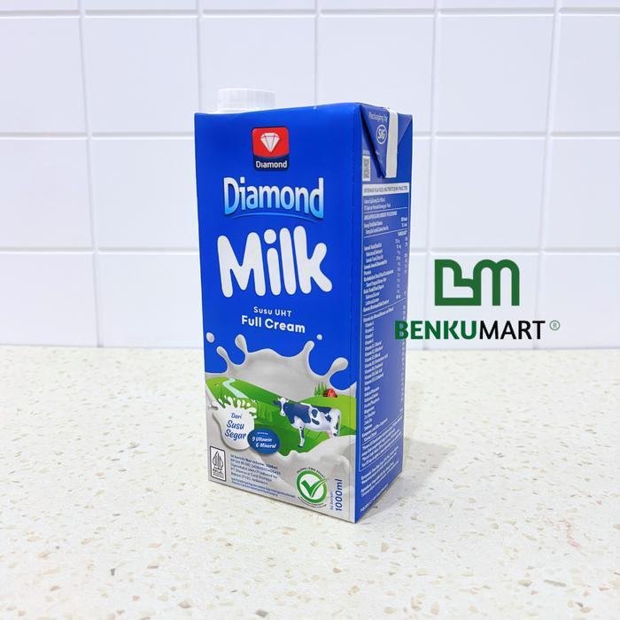[KARTON] Susu UHT Diamond Full Cream (1 Liter)