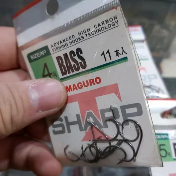 Pancing Kail Maguro Bass T Sharp Flat Mata Kail Maguro #Gratisongkir