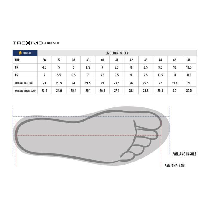 Mills Sepatu Treximo Omega White/Gold 9100103