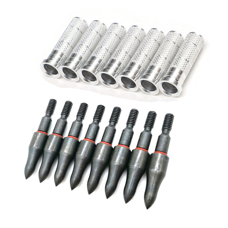 12pcs 100Grain Broad Arrow head Screw Insert Arrow Point