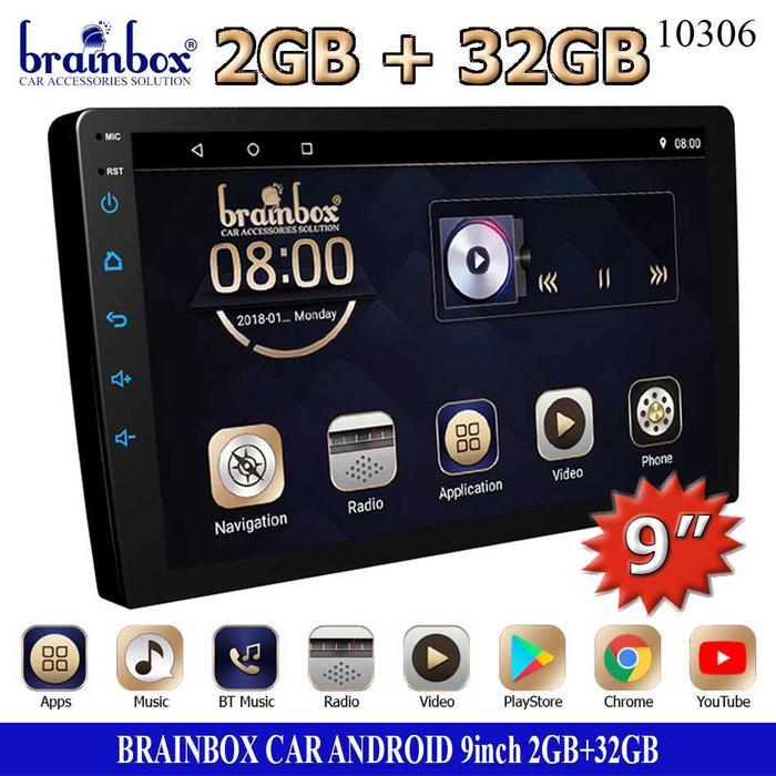 Head Unit Mobil 9 Inch Android 10 2GB+32GB Player TV Mobil Tape Mobil