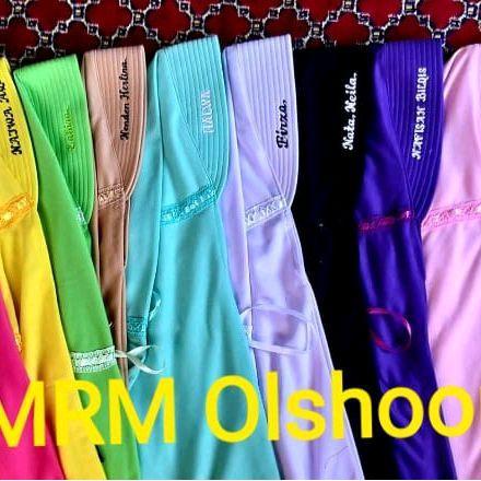 ASLI kerudung sekola anak SD TK warna kumplit Hitam Navy Putih dan yng lain nyah jilbab Sekolah