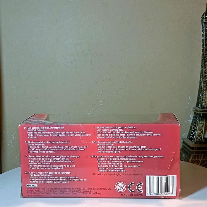 Diecast Kinsmart 2005 Hummer H2 Biru Gercep