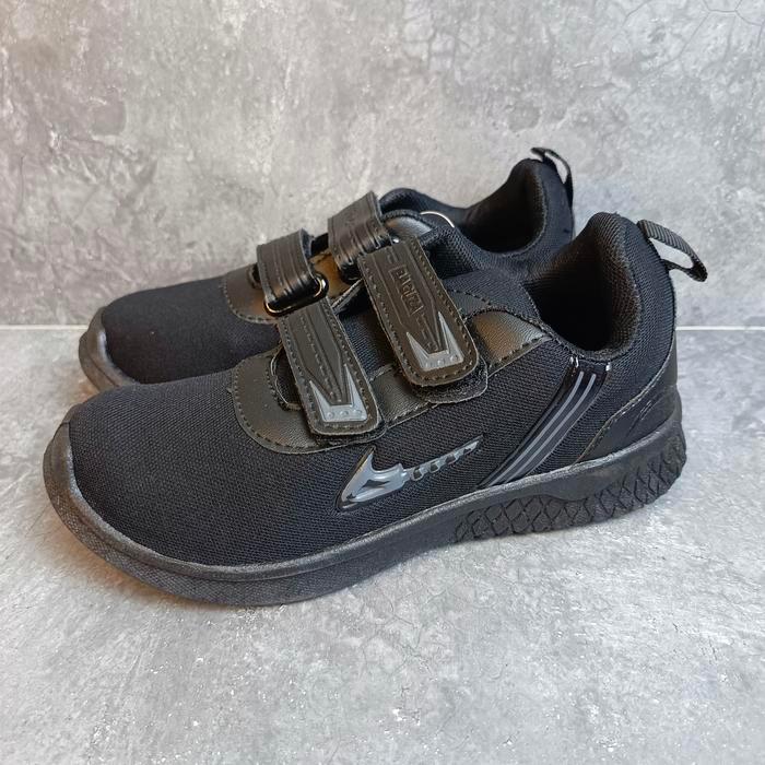 Sepatu Sekolah Anak Sd Baguza Cowo Fashion Hitam Putih Size 31-37 Sepatu Anak Laki2 612 Branded