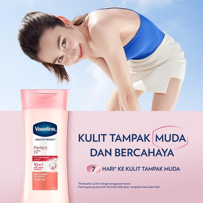 i0cc- Vaseline Healthy Bright Perfect 10 400Ml Twinpack