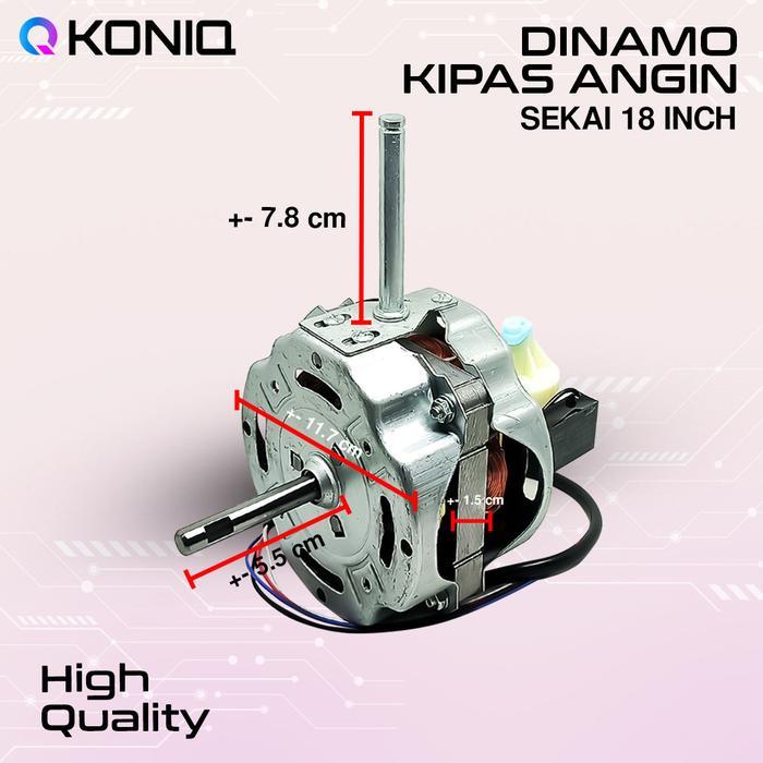 DINAMO KIPAS ANGIN SEKAI 18 INCHI / MOTOR KIPAS ANGIN SEKAI 18 INCHI