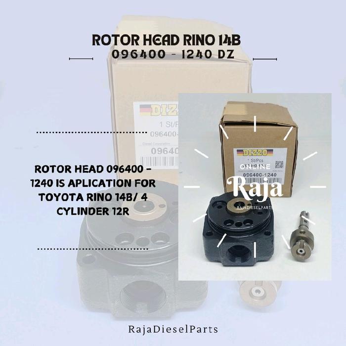 Baru Jual Rotorhead Toyota Rino 1240 Rotor Head Toyota 14B Rotor Head 096400-1240 Ori Berquality