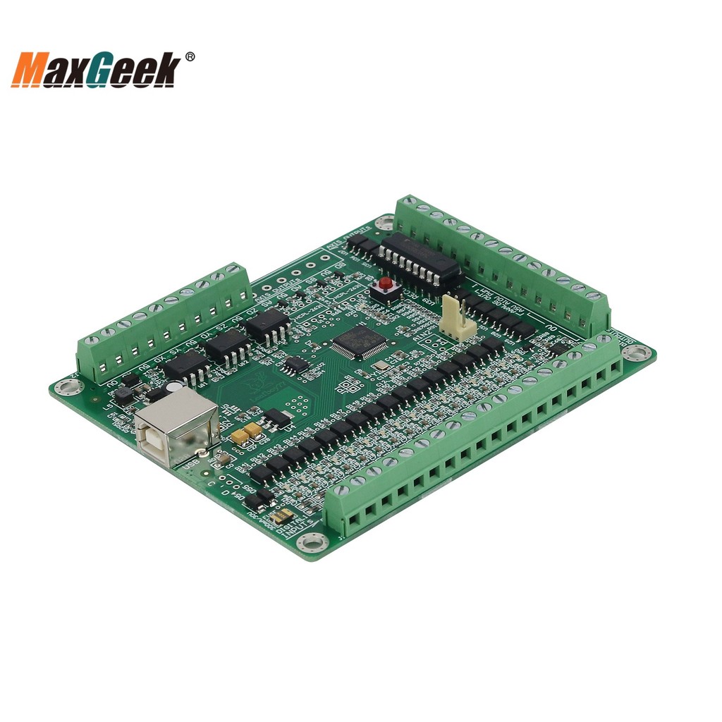 Maxgeek Lf77-Akz250-Usb3-Npn 3 Axis 5 Axis Mach3 Motion Controller Mach3 Usb Controller For Cnc