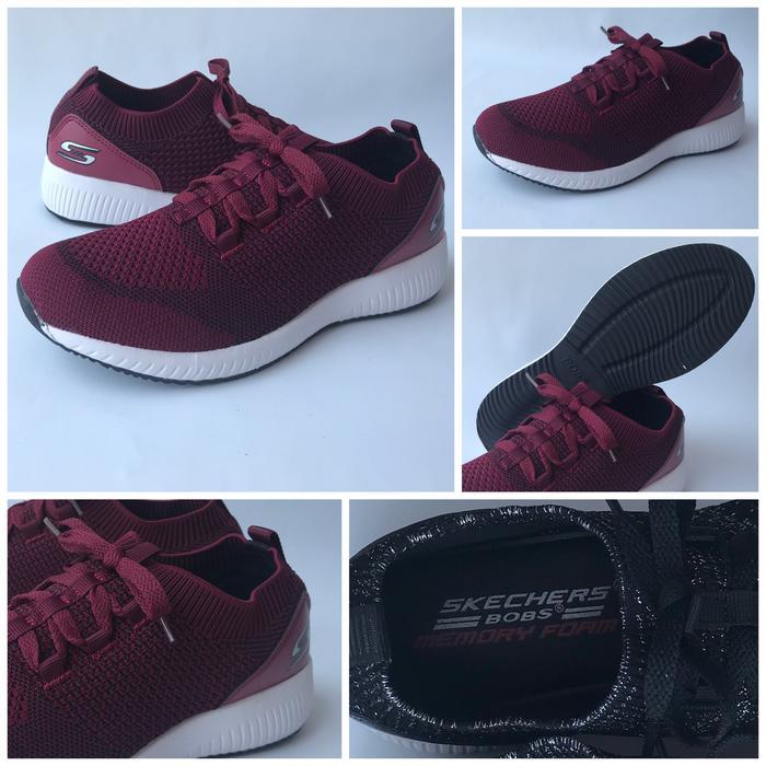 Grosir Skechers / Skechers Wanita / Sketcher / Skecher Bobs Sport Squad - Alp Terlariss 